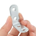 thumbnail image 3 of Unique Bargains Home Metal Cupboard Cover Corner Guard Angle Bracket Protector Silver Tone 12pcs, 3 of 3