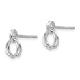 thumbnail image 2 of FB Jewels SS White Ice Three Ring .01ct Diamond Post Earrings, 2 of 4