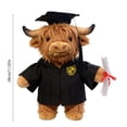 thumbnail image 2 of Gqtwoy Graduation Cap Cow Plush Toy, Graduation Gift, Soft Toy for Graduates, Academic Achievement Keepsake, Decoration for Graduation Parties, 2 of 6
