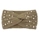 thumbnail image 1 of Sonducket Manténgase abrigado con estilo, cómodo calentador de orejas, diadema de invierno, diademas cruzadas de punto Nueva Perla, portátil Accesorios de disfraces caqui, 1 of 6