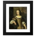 thumbnail image 2 of Eglon van der Neer 12x14 Black Modern Framed Museum Art Print Titled - Portrait of a Young Woman (C. 1650 - C. 1670), 2 of 5