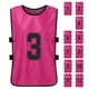 thumbnail image 4 of 12 PCS Adults Soccer Pinnies Quick Drying Football Team Jerseys Youth Sports Scrimmage Soccer Team Training Numbered Bibs Practice Sports Vest, 4 of 5