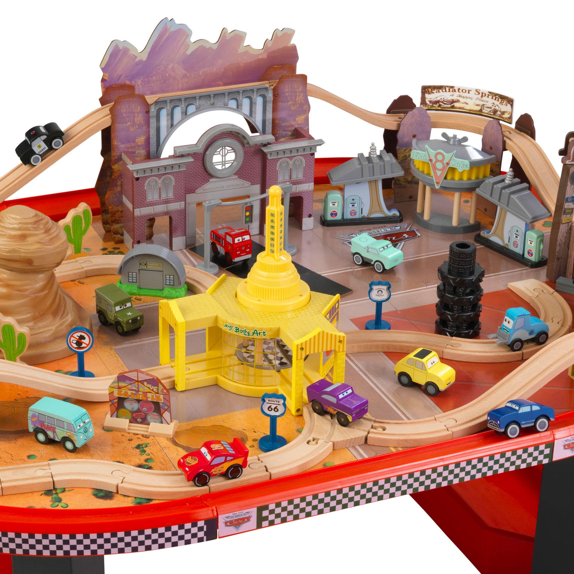 disney cars radiator springs table