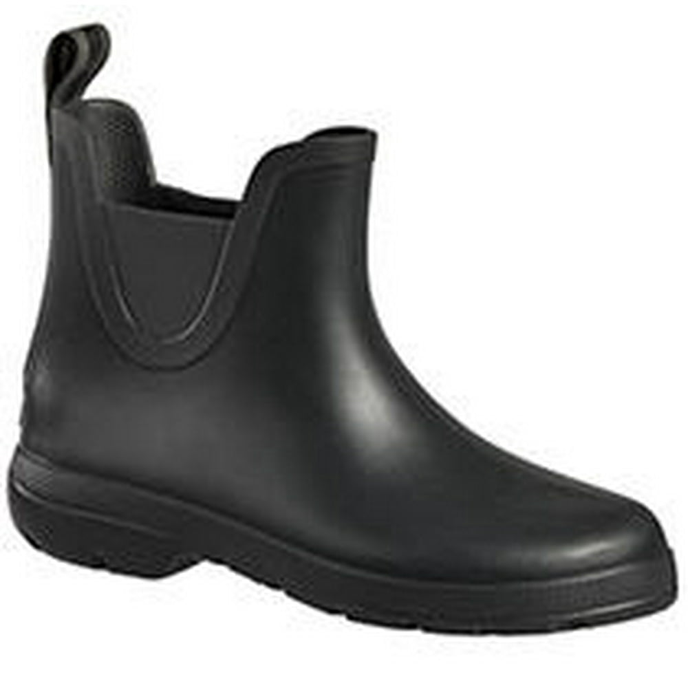 totes Tote Women's Ankle Rain Boot Black, Size6