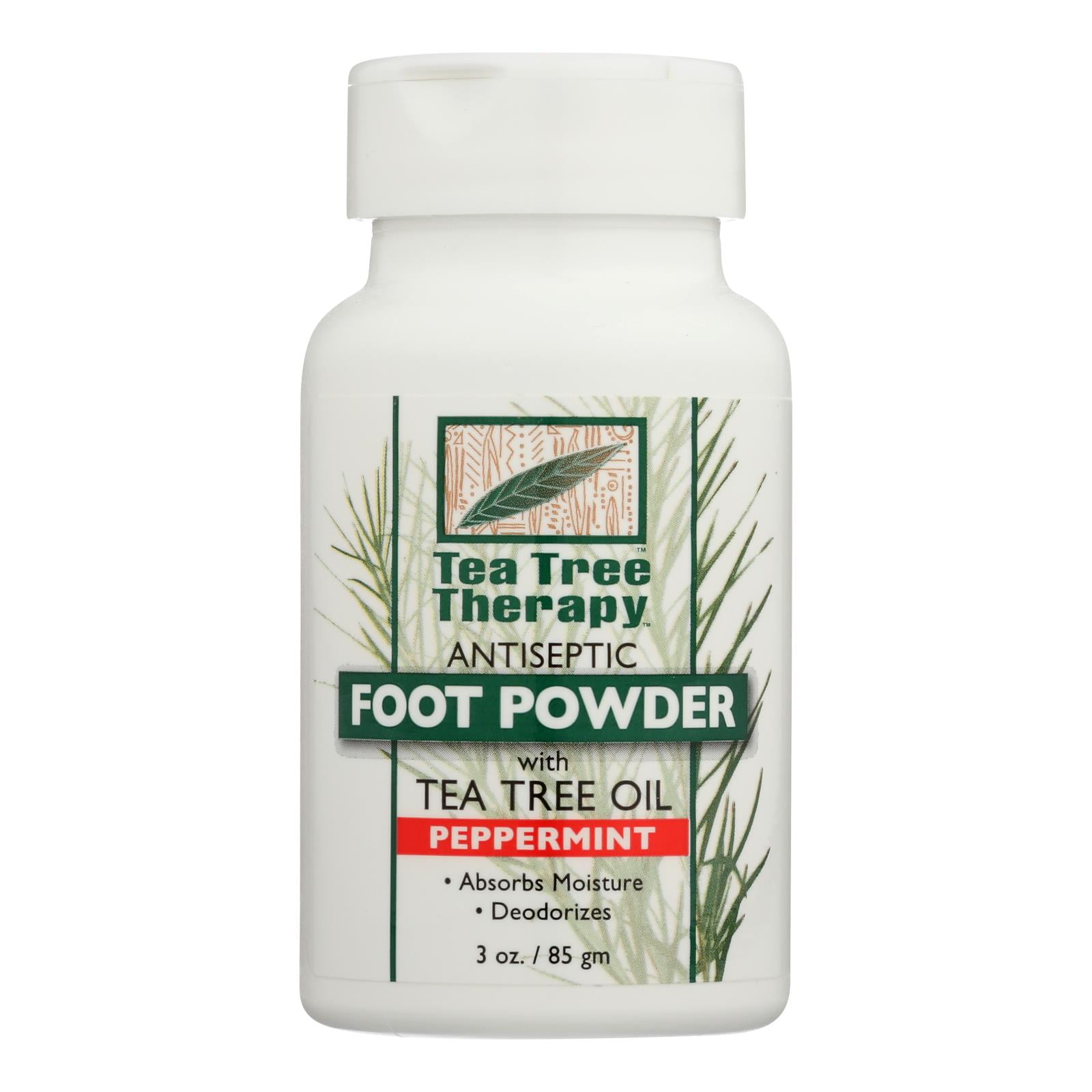 Tea Tree Therapy Foot Powder Peppermint 1 Each 3 OZ