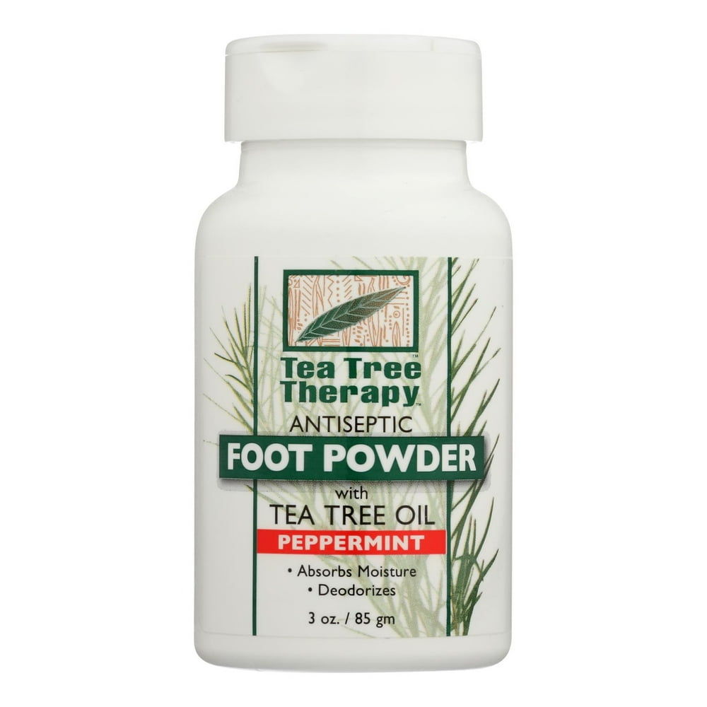 Tea Tree Therapy Foot Powder Peppermint 1 Each 3 OZ
