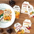 thumbnail image 6 of Monebena 60 Pcs Thanksgiving Autumn Gift Tags Happy Thanksgiving Day Pumpkin Maple Leaves Theme Paper Hanging Craft Label for Fall Harvest Party Holiday Letters Gift Wrapping Decoration M01, 6 of 7