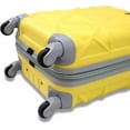 thumbnail image 4 of Amka 20” Women's 2-Piece Hardside Luggage Set, Yellow, 4 of 9