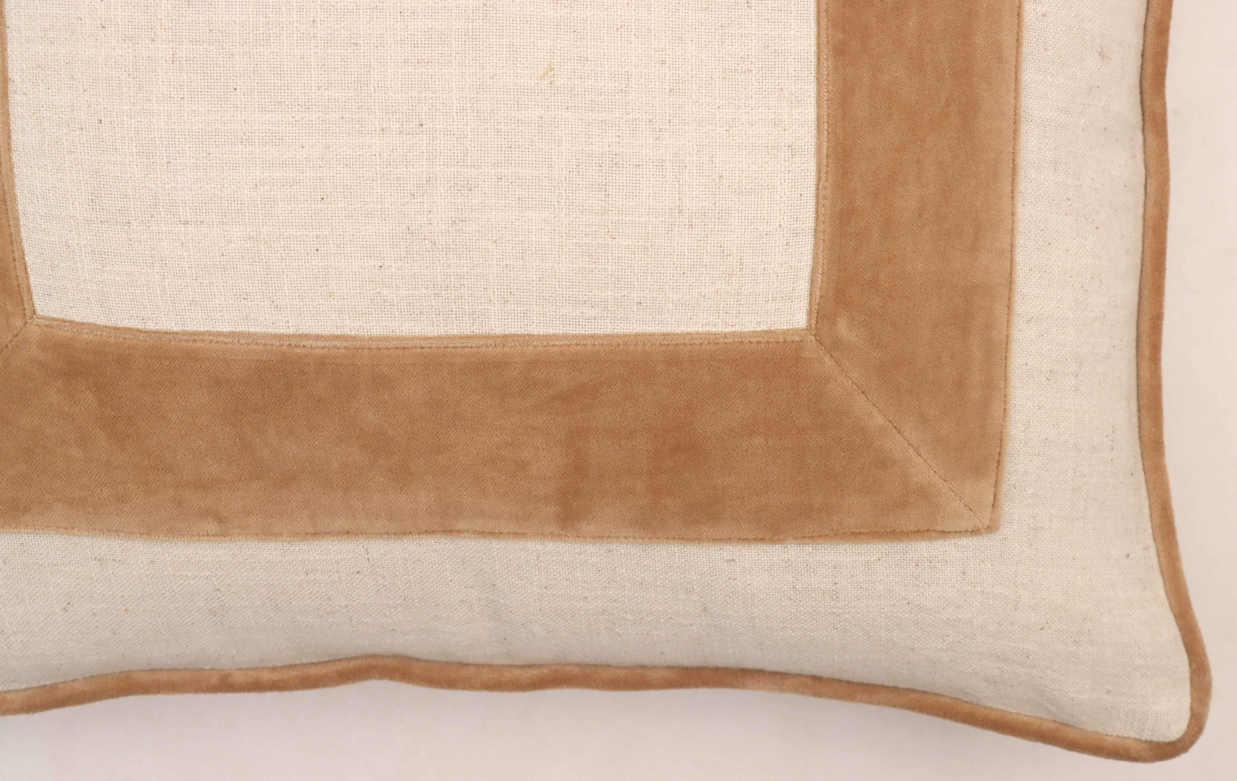 BHG 20x20 Emerson Velvet Pillow, Tan