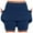 Dark Blue-1, variant on Skorts for Woman with Pockets Womens Casual Solid Tennis Pocket Skirt Yoga Sport Active Skirt Shorts Skirt