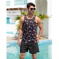 thumbnail image 2 of 3D Graphic Tank Tops for Men Quick Dry Cool Artwork Sleeveless Shirts for Summer Beach Exercise Fitness, 2 of 6