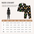 thumbnail image 5 of Uemuo Halloween Pattern Womens Pajama Sets,PJ Set for Women,Pajamas for Women Logo,Long Sleeve Pajama Set for Women,Soft Long Sleeve Top With Pants-Large, 5 of 9