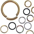 thumbnail image 3 of GKNET Fake Unisex Septum Clicker Nose Ring Non Piercing Hanger Clip On Delicate Jewelry 1X S_tu-Silver #23-1pc, 3 of 9