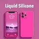 thumbnail image 2 of Square Soft Liquid Silicone Cover Case For iPhone 15 14 13 12 11 Pro Max Plus XS XR X Colorful Ultra Armor Bumper Cover, 2 of 5