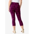 thumbnail image 2 of Roaman's Women's Plus Size Essential Stretch Capri Legging, 2 of 4