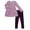 LAVENDER/PLUM, variant on Wonder Nation Girls Long Sleeve Play Dress and Leggings Set, 2-Piece, Sizes 4-18 & Plus