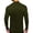 Army Green, variant on Fall Shirts for Men High-neck Bottoming Shirt Long-sleeved Solid Color Thickened T-shirt