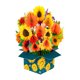 thumbnail image 1 of Tarjeta de felicitación 3D desplegable con diseño de ramo de flores | Tarjeta de pie para cumpleaños, aniversarios y bodas, 1 of 8