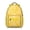 Yellow Dog Paw, variant on Yellow Puppy Dog Food Footprints Backpack for School,Cute School Bag,Schoolbag with Adjustable Shoulder Straps & Padded Back,15.3"x11"x6.7"