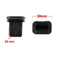 thumbnail image 2 of 5pcs Universal Black Car Rear Seat Panel Plastic Rivet Clips Fasteners, 2 of 2
