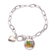 thumbnail image 1 of Fútbol Oscar Niemeyer Brasil Graffiti Pulsera de cadena de corazón joyería encanto moda, 1 of 3