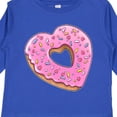 thumbnail image 4 of Inktastic Heart Shaped Donut with Pink Icing and Sprinkles Boys or Girls Long Sleeve Toddler T-Shirt, 4 of 5