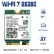 thumbnail image 2 of WIFI 7 BE200 BE200NGW WiFi Card BT 5.4 802.11AX Tri-Band M.2 NGFF Wireless Network Adapter for Win10, 2 of 5