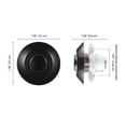 thumbnail image 3 of Heath Zenith Heath Zenith Black Metal Wired Lighted Push Doorbell Button, 3 of 7