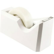 JAM Colorful Tape Dispenser, White, 1/Pack