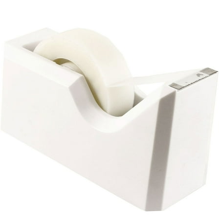 JAM Colorful Tape Dispenser, White, 1/Pack