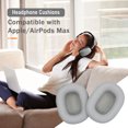 thumbnail image 4 of Mesh Fabric Earpads Replacement Headphones Cushion Easy to Install Compatible with Apple/ Max, 4 of 5