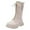 C34/White, variant on XIYON Toddler Girl Boots Stylish For Autumn Classic Design Lined Mid Calf Winter Boots Tall Boots For Toddler Little Girls 4-4.5 Years