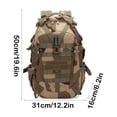 thumbnail image 3 of Mochila Funcional Xihbxyly Camuflaje Doble Hombro Resistente Al Agua, 3 of 6