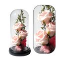 thumbnail image 3 of Flor de jabón LED Caja de cristal rosa luminosa Caja de regalo de novia para el día de San Valentín MFZFUKR BST3003046-2, 3 of 6