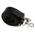 thumbnail image 1 of Black Mens Leather Crossbody Replacement Bag Accessory Handle Straps 150cm, 1 of 8