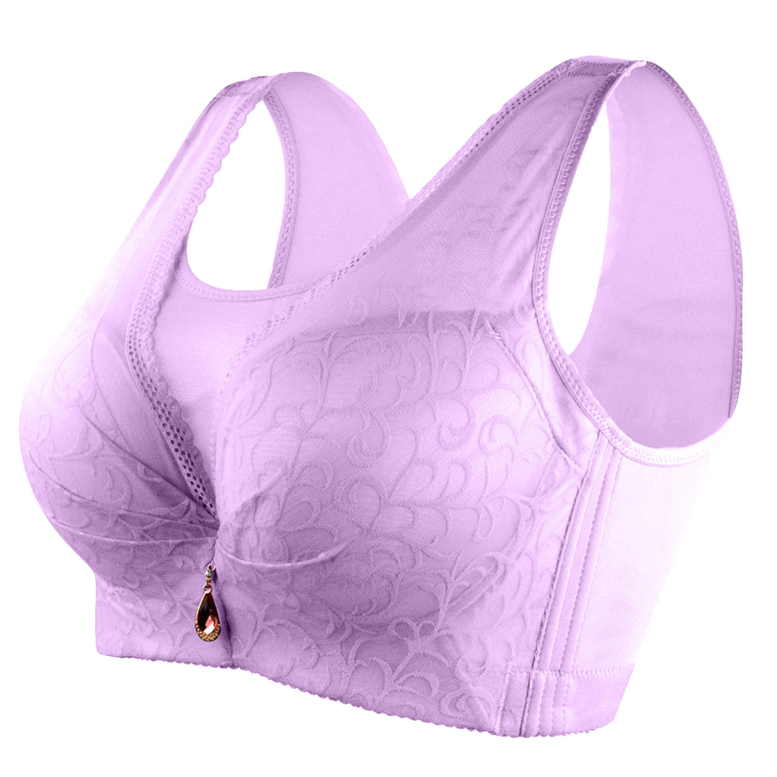 CLZOUD Comfortable Bras for Women C Lace Women Full Cup Thin