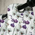 thumbnail image 3 of Ambesonne Flower Grommet Curtain, Wild Orchid Bloom, 50" x 84", Purple White, 3 of 6