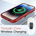 thumbnail image 6 of JETech Case for iPhone 14 Pro Max 6.7-Inch, Shockproof Phone Bumper Cover, Solid Color Matte TPU Frame, Anti-Scratch Clear Back (Red), 6 of 6