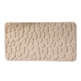 thumbnail image 1 of Alfombra para inodoro Hogar Hotel Baño Absorción de agua Alfombra antideslizante Alfombra de área de fibra química, Caqui, 40x60cm kenally HA001838-02, 1 of 6
