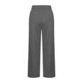 thumbnail image 6 of ZOIGHDA Yoga Pants for Women Dressy Casual High Waist Straight Leg Work Slacks Plus Size Leggings with Pockets for Women(Dark Gray,4X-Large), 6 of 6