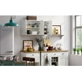 thumbnail image 2 of POLIHOME Farmhouse Kitchen Wall Amount Storage Cabinets with 3 Doors and Shelves, 36inch, 2 of 6