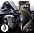 thumbnail image 1 of El mejor soporte para teléfono de coche de 2025 [con ventosa y clip mejorados] Soporte universal giratorio para teléfono móvil, 1 of 5
