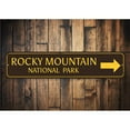 thumbnail image 1 of National Park Directional Arrow Novelty Decor, Metal Wall Sign - 4x18 Inches, 1 of 4