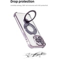 thumbnail image 5 of Case for iPhone 11 with Magnetic Ring Stand - Four Corners Shockproof [Military Grade Drop Protection], Luxury Slim Kickstand Case for iPhone 11 - Pink, 5 of 14