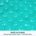 thumbnail image 4 of Anti-Slip Bath Mat, Mildew Resistant, Extra Long, Antibacterial, BPA, Latex Phthalate Free, Machine Washable, Best for Kids, 39x16in Green, 4 of 5