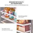 thumbnail image 4 of Estante De Refrigerador Magnético Estante Magnético Multifuncional Estante De Especias Magnético Extraíble Organizador De Botellas De Condimentos Con Gran Capacidad Para Cocina Interior Moyic HA026758-02, 4 of 6