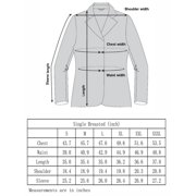Men's Tailored Wool Blend Notch Collar Wool Blend Walker Car Coat Jacket