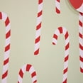 thumbnail image 3 of Holiday Time Green Candy Cane Small Christmas Paper Gift Bag, 3 of 5