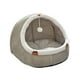 thumbnail image 5 of Cama para gatos de interior, cueva para mascotas, casa para animales, semicerrada, cómoda y acogedora, cueva para gatos de interior, sofá cama tipo , L, 5 of 9