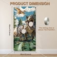 thumbnail image 3 of 1Set Polyester Photo Backdrop for Party Decoration with Plastic Non-Trace Wall Picture Hook and Iron Curtain Clips Rectangle Dinosaur 1800x900mm, 3 of 7